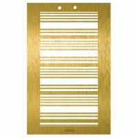 Stencil de Inox ou Latão para Aerógrafo – Pintura Profissional de Miniaturas, Óculos, Modelismo e Artesanato Nº 09