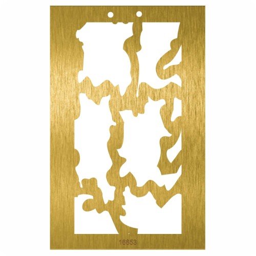 Stencil de Inox ou Latão para Aerógrafo – Pintura Profissional de Miniaturas, Óculos, Modelismo e Artesanato Nº 02