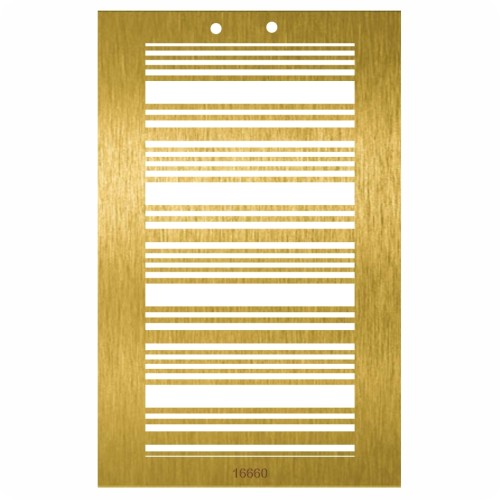 Stencil de Inox ou Latão para Aerógrafo – Pintura Profissional de Miniaturas, Óculos, Modelismo e Artesanato Nº 09