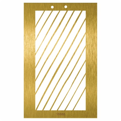 Stencil de Inox ou Latão para Aerógrafo – Pintura Profissional de Miniaturas, Óculos, Modelismo e Artesanato Nº 28