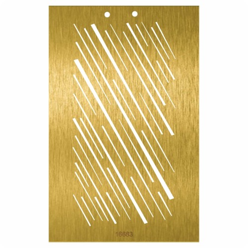 Stencil de Inox ou Latão para Aerógrafo – Pintura Profissional de Miniaturas, Óculos, Modelismo e Artesanato Nº 31