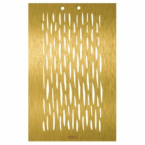 Stencil de Inox ou Latão para Aerógrafo – Pintura Profissional de Miniaturas, Óculos, Modelismo e Artesanato Nº 34