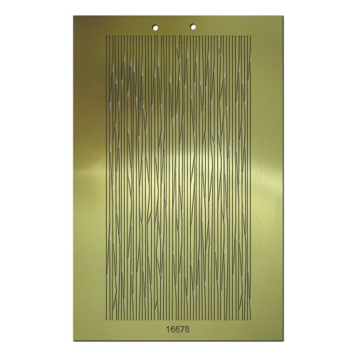 Stencil de Inox ou Latão para Aerógrafo – Pintura Profissional de Miniaturas, Óculos, Modelismo e Artesanato Nº 26